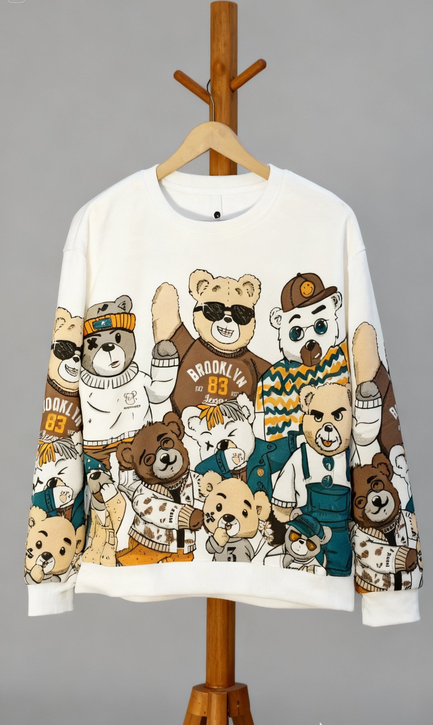 Brooklyn Bear Crewneck