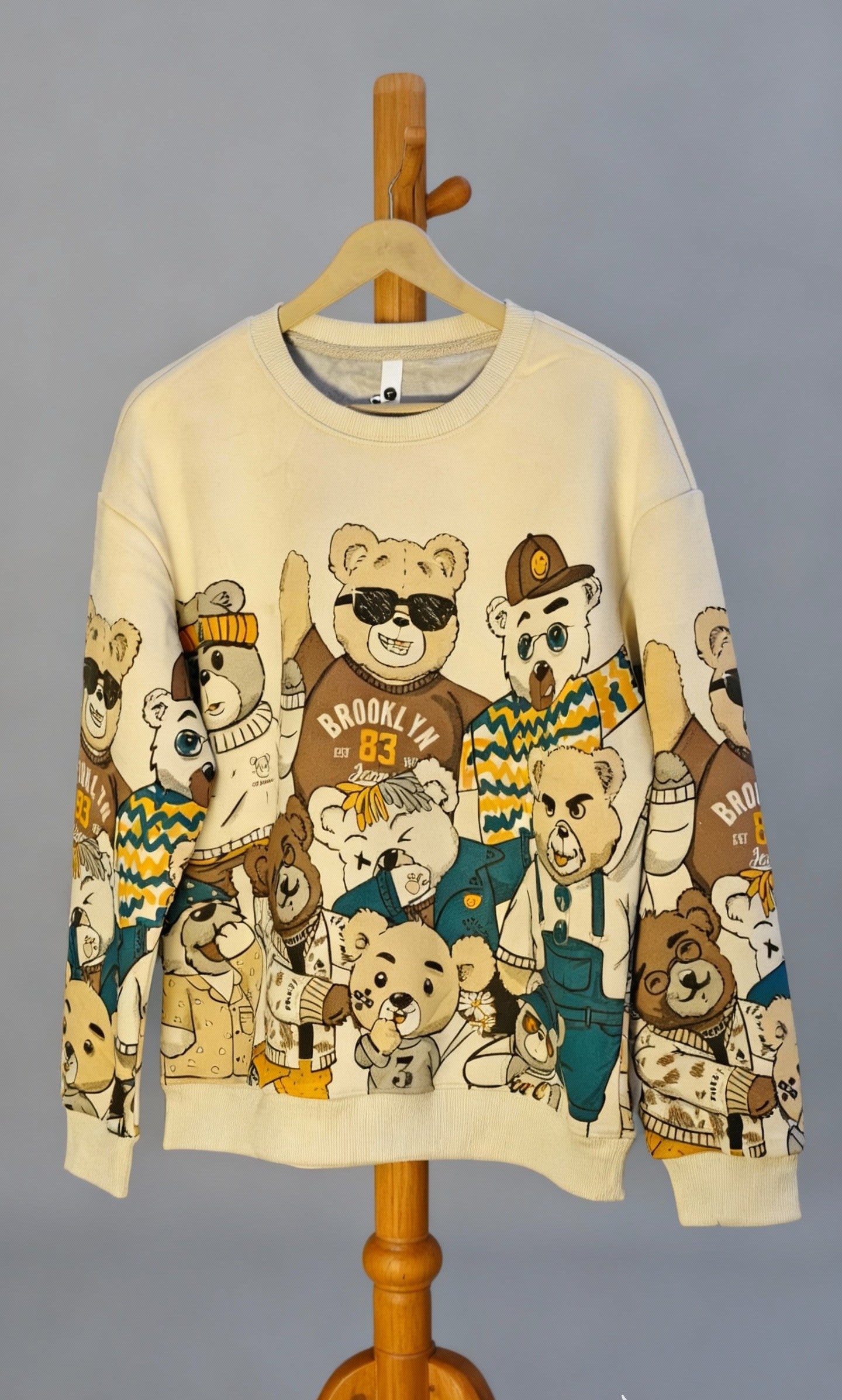 Brooklyn Bear Crewneck